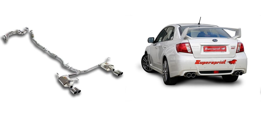 Supersprint Downpipe mit Sportkatalysator 962521